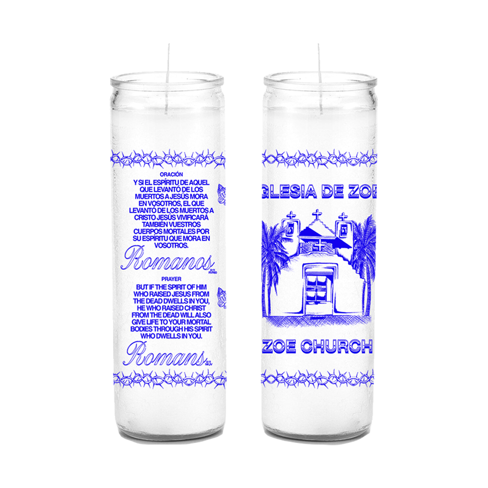 IGLESIA DE ZOE CANDLE WHITE