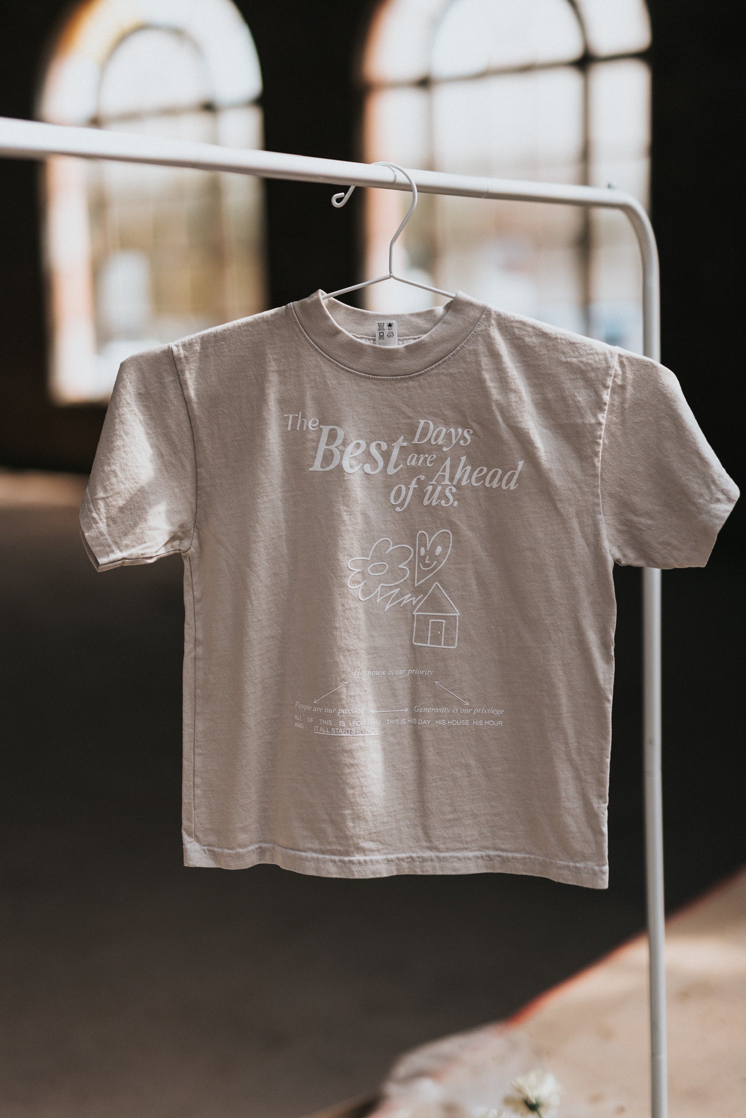 New Beginnings - Kids - Best Days Tee - Cement