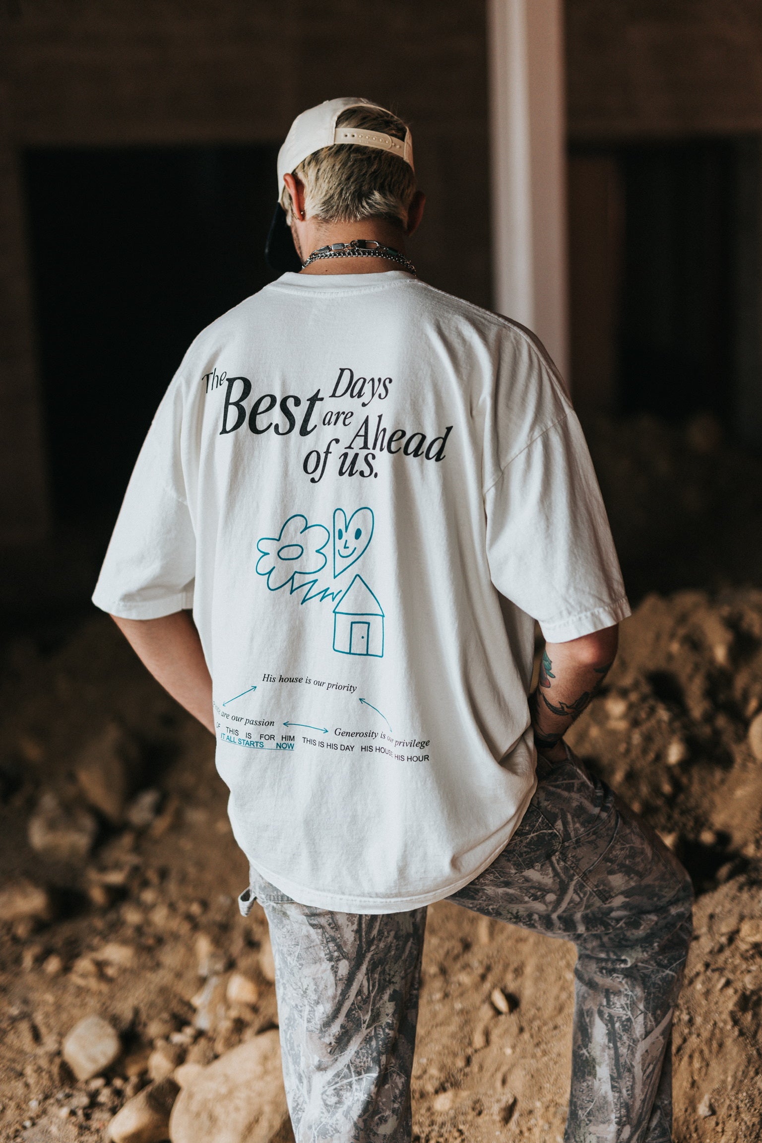 New Beginnings - Best Days Tee - Off White