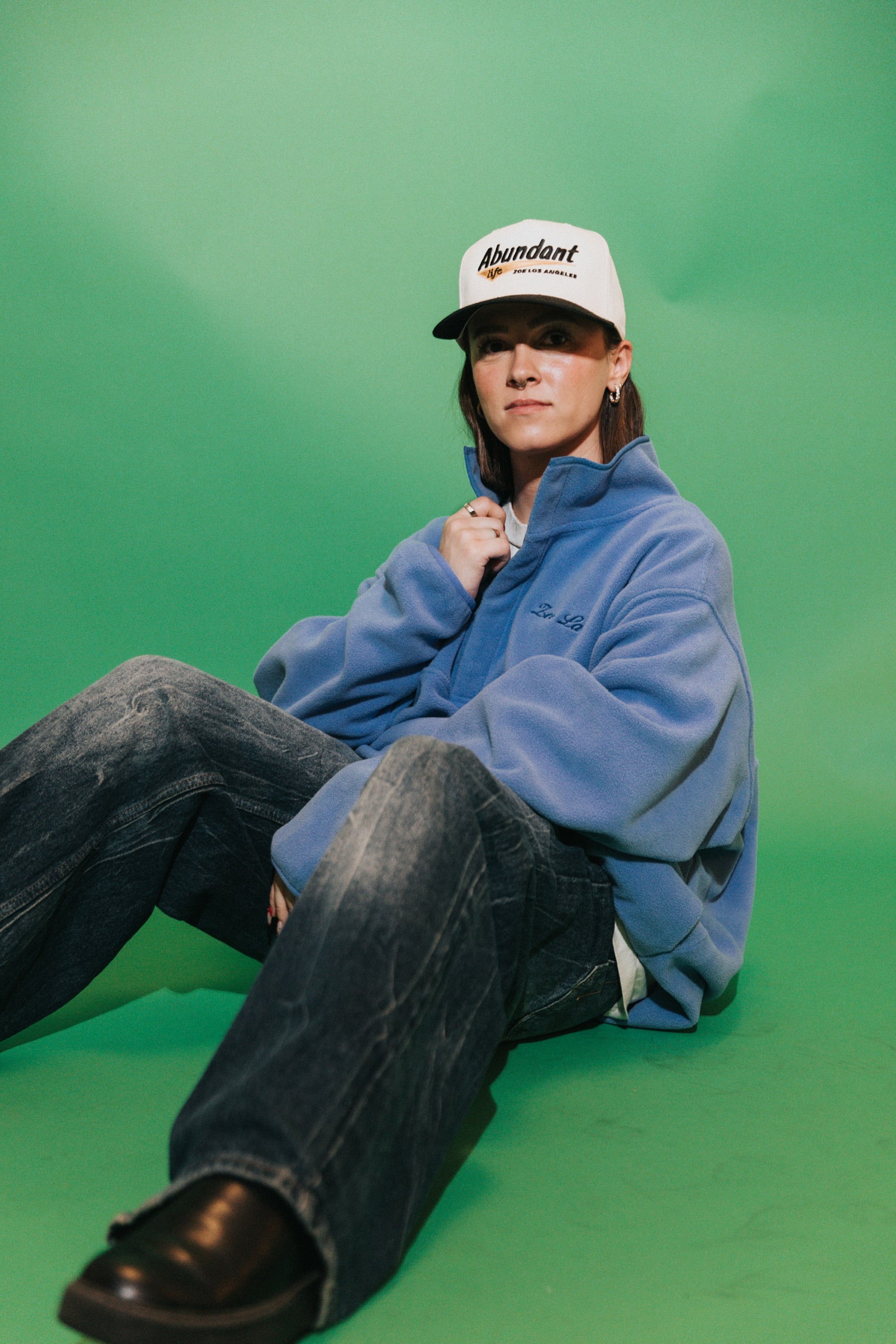 ZOE CONF 24 | Quarter Zip - Blue