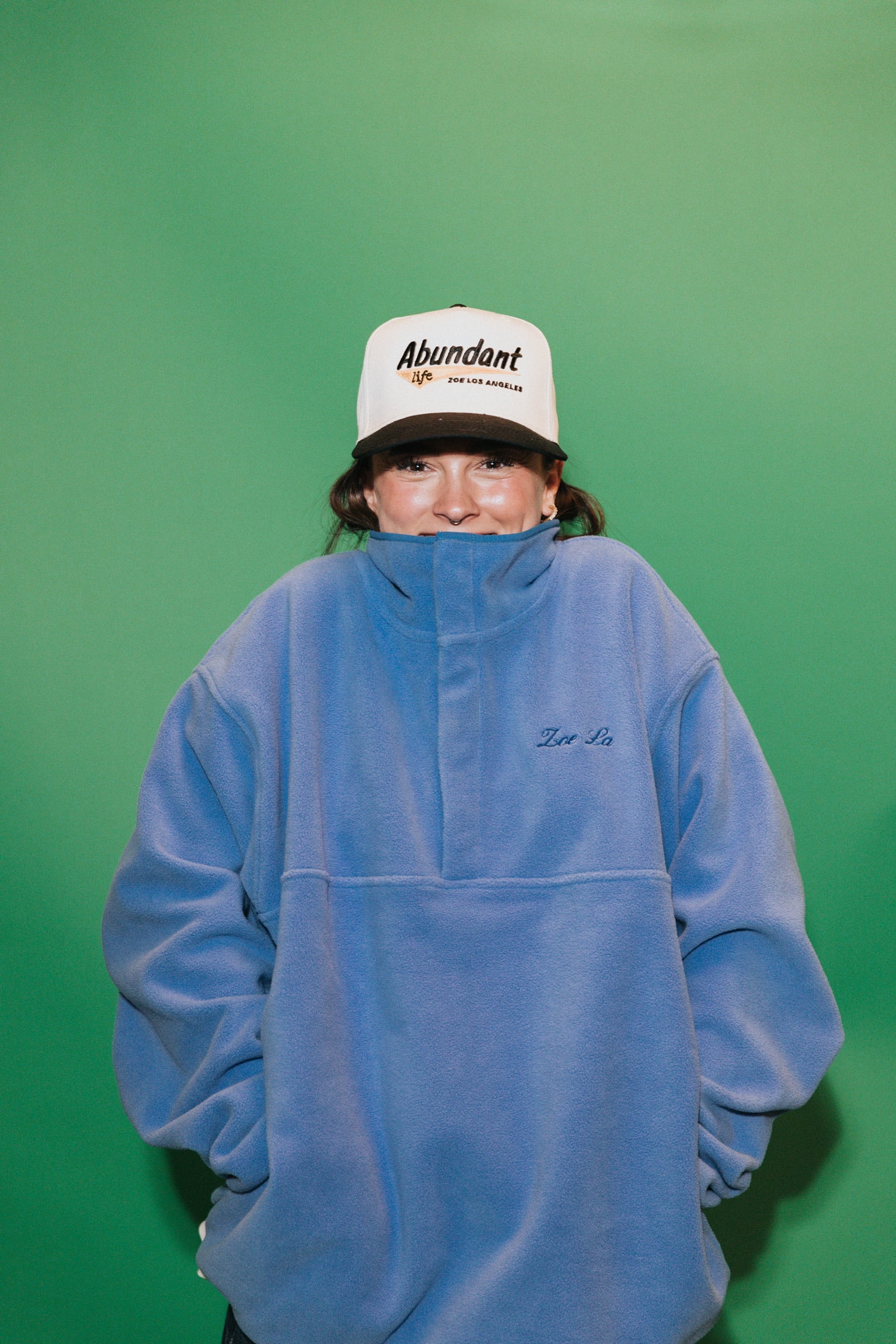 ZOE CONF 24 | Quarter Zip - Blue