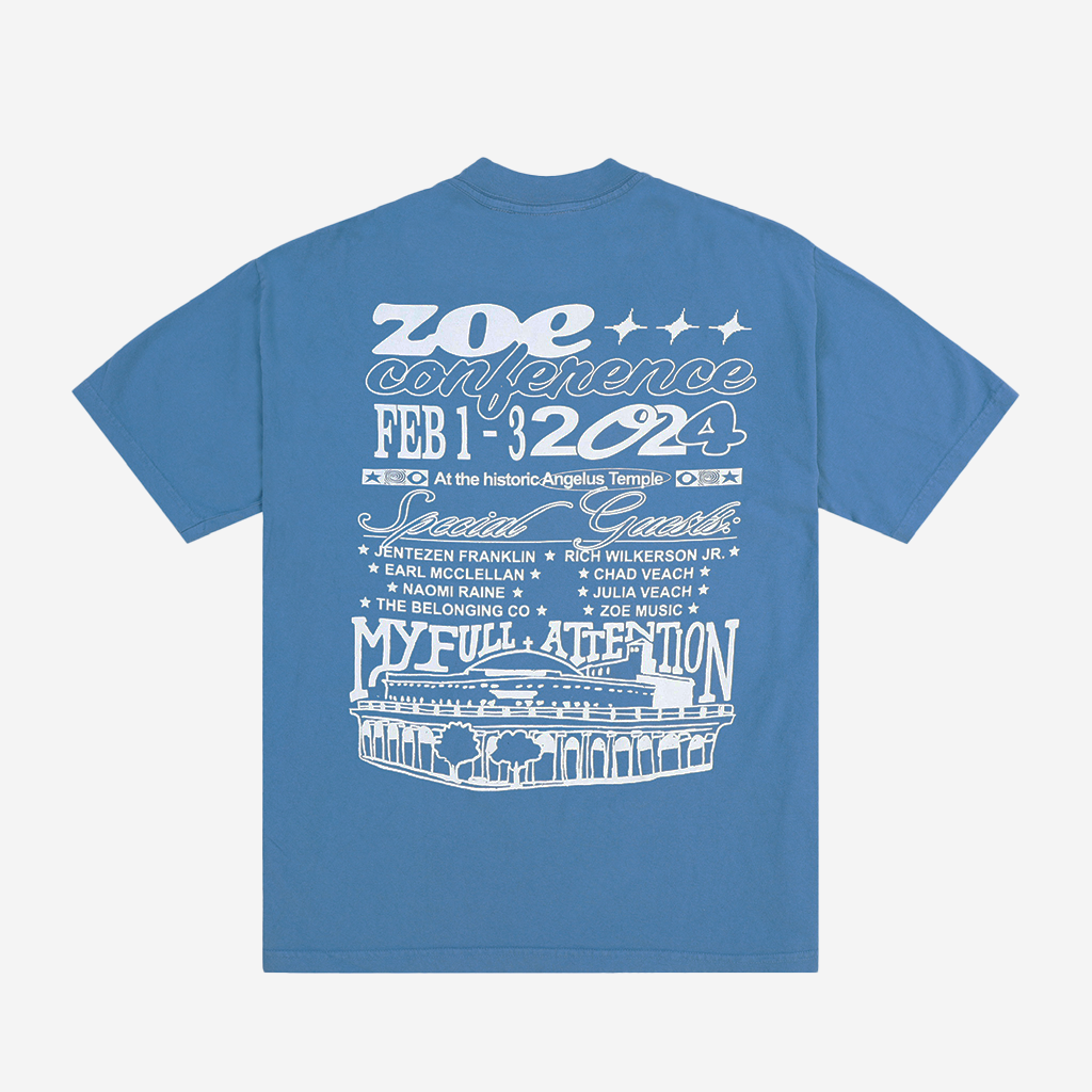 Zoe Conference 24 Tee Blue